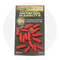 Et large red pop up maggots on black card buoyant imitation maggots ideal stevenage bait with soft texture