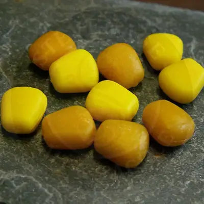 Et yellow pop up corn unflavoured featuring bright yellow colour and natural presentation with excellent visibility underwater