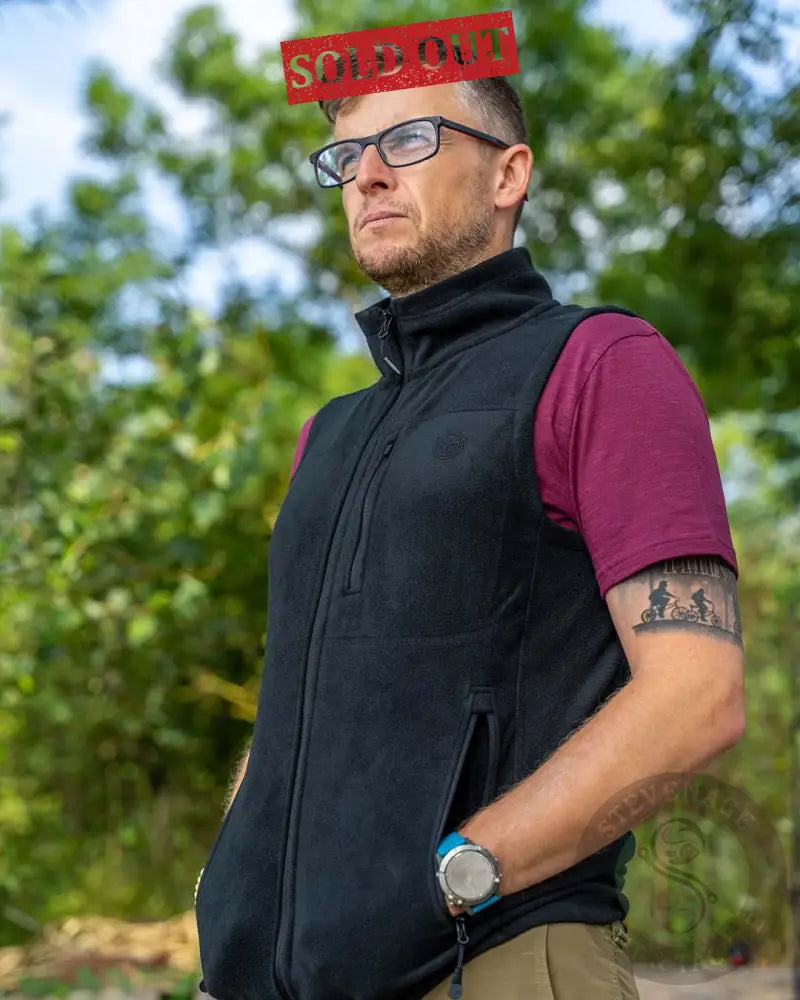 Fleece Gilet | Olive S 100 Clothing & Merch