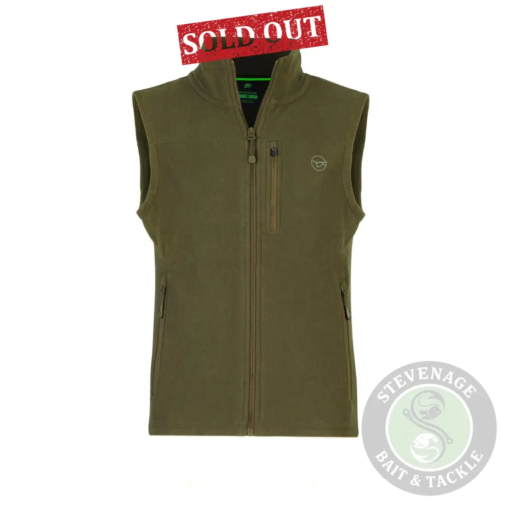 Fleece Gilet | Olive S 100 Clothing & Merch
