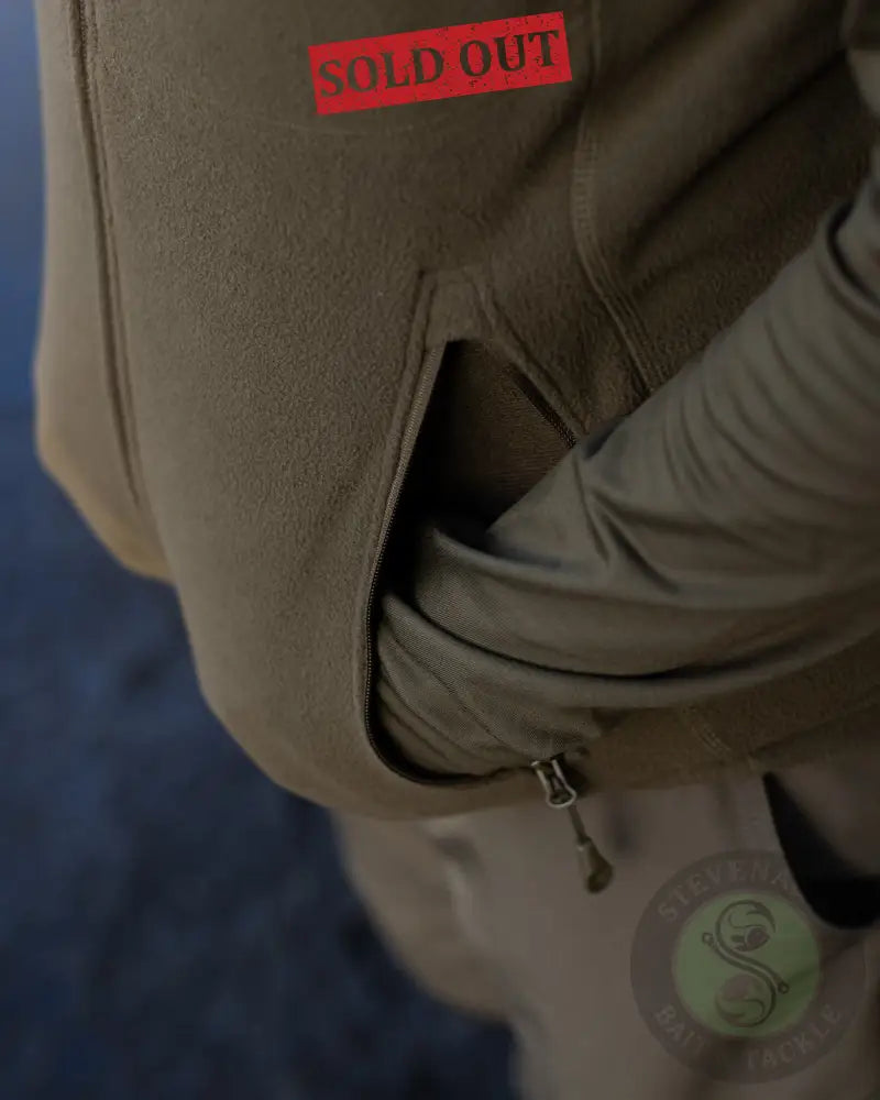 Fleece Gilet | Olive S 100 Clothing & Merch