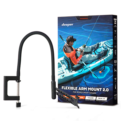 Load image into Gallery viewer, Deeper Sonar Flexible Arm Mount 2.0 for Boat or Kayak
