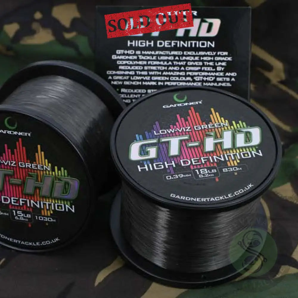 Gardner - GT-HD LOW-VIZ GREEN 12 Gardner Tackle