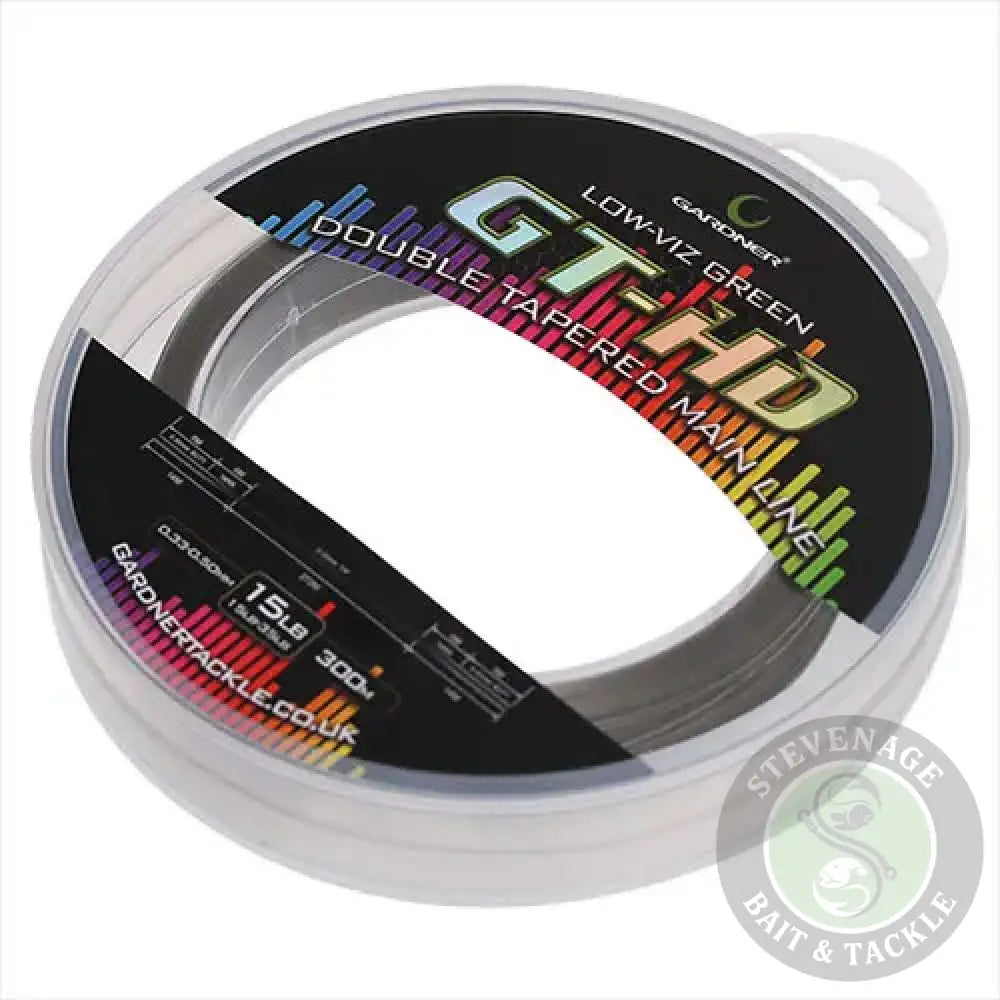 GARDNER TACKLE - GT-HD Tapered Mainline LOW - VIS GREEN 12lb Gardner Tackle