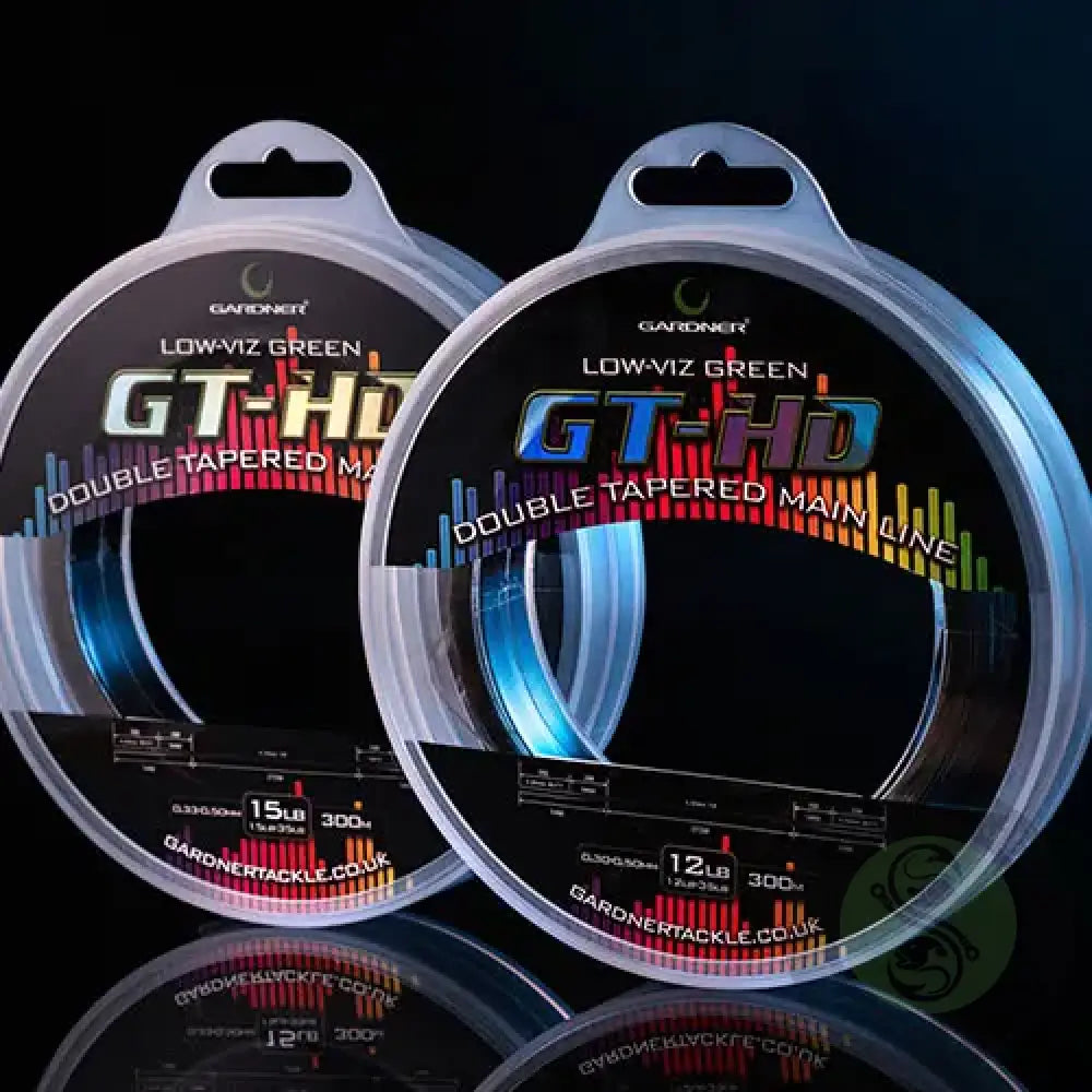 GARDNER TACKLE - GT-HD Tapered Mainline LOW - VIS GREEN 15lb Gardner Tackle
