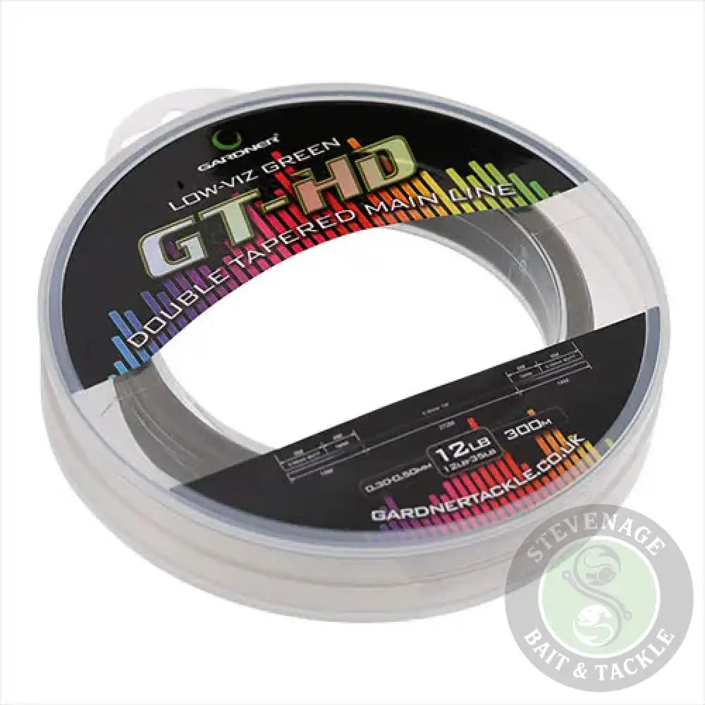 GARDNER TACKLE - GT-HD Tapered Mainline LOW - VIS GREEN Gardner Tackle