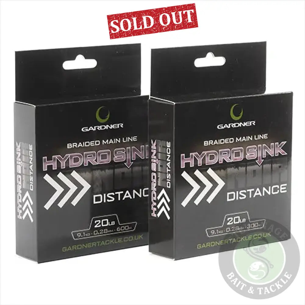 GARDNER TACKLE- HYDRO-SINK NOIR 25lb (11.3kg) 300m 0.35mm Gardner Tackle
