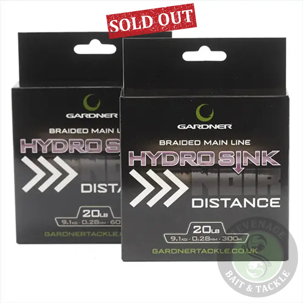 GARDNER TACKLE- HYDRO-SINK NOIR 25lb (11.3kg) 300m 0.35mm Gardner Tackle