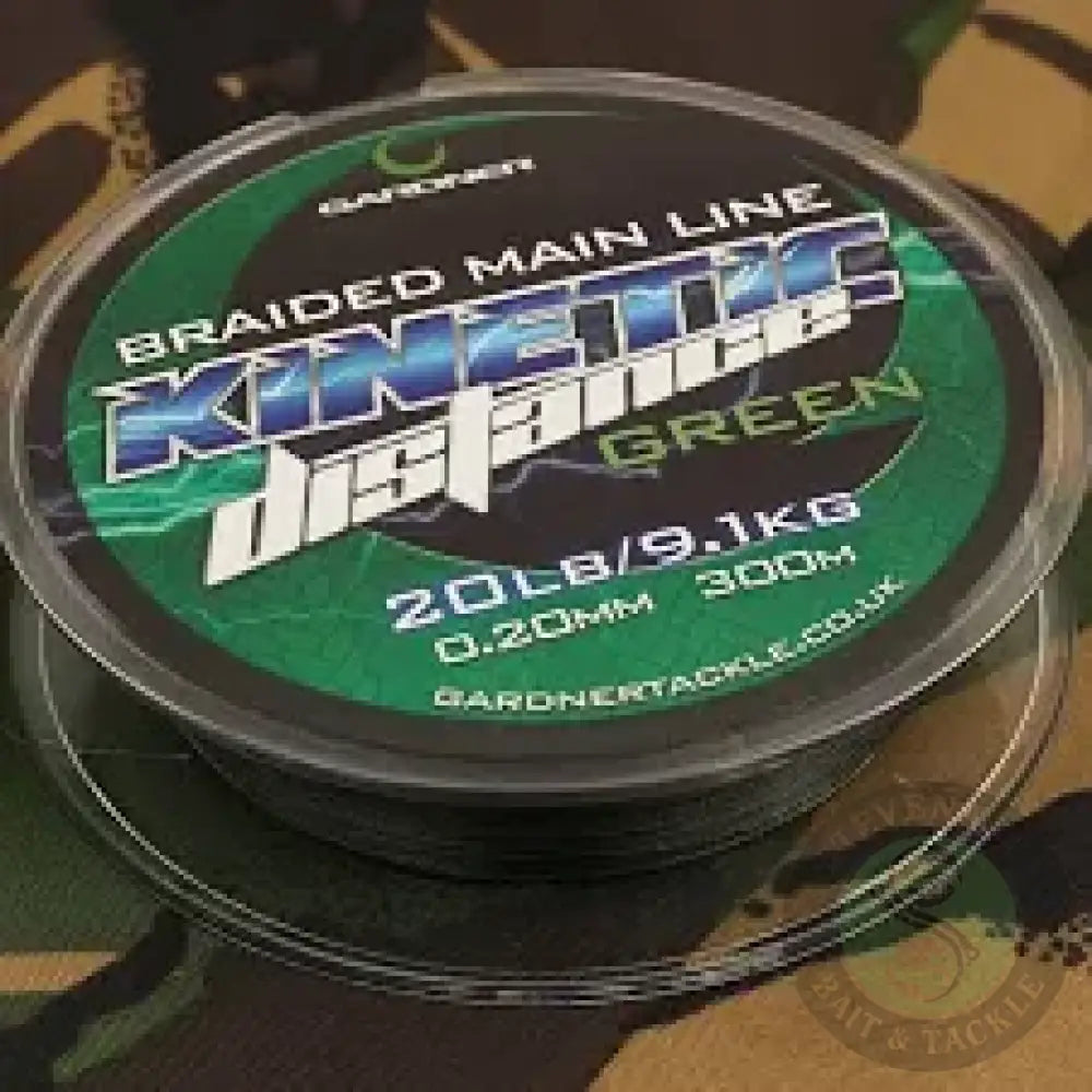 Gardner Tackle Kinetic Distance Braided Main Line 20lbs 300m - Gardner Tackle