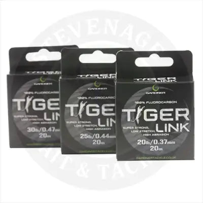 GARDNER TACKLE TIGER LINK 20lb 20m 0.37mm HOOKLINK/LEADER Gardner Tackle