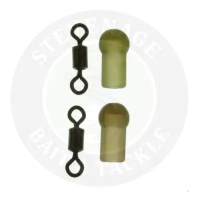 GARDNER TARGET MIXED PACK SIZE 12 SWIVELS AND MINI BUFFER BEAD NATURAL GREEN Gardner Tackle