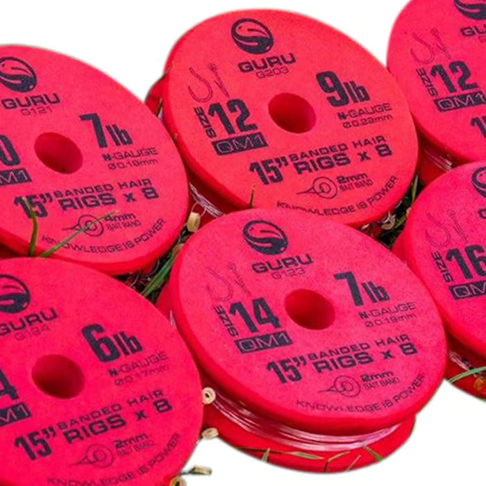 TACKLE GURU QM1 Bait Band Rigs 15" | 12 (0.22mm)