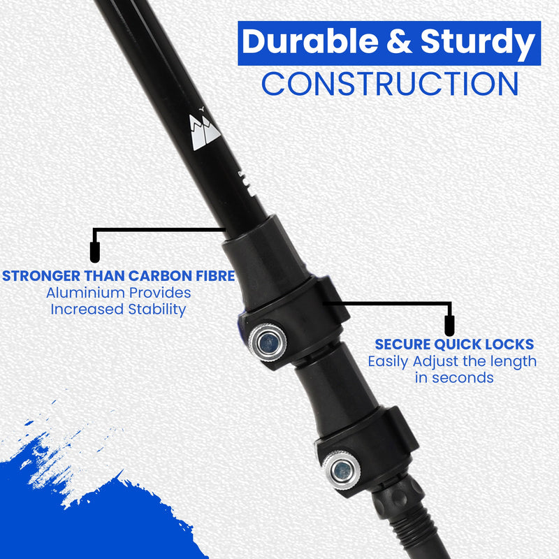 Load image into Gallery viewer, HikeWare Aluminium Hiking Poles
