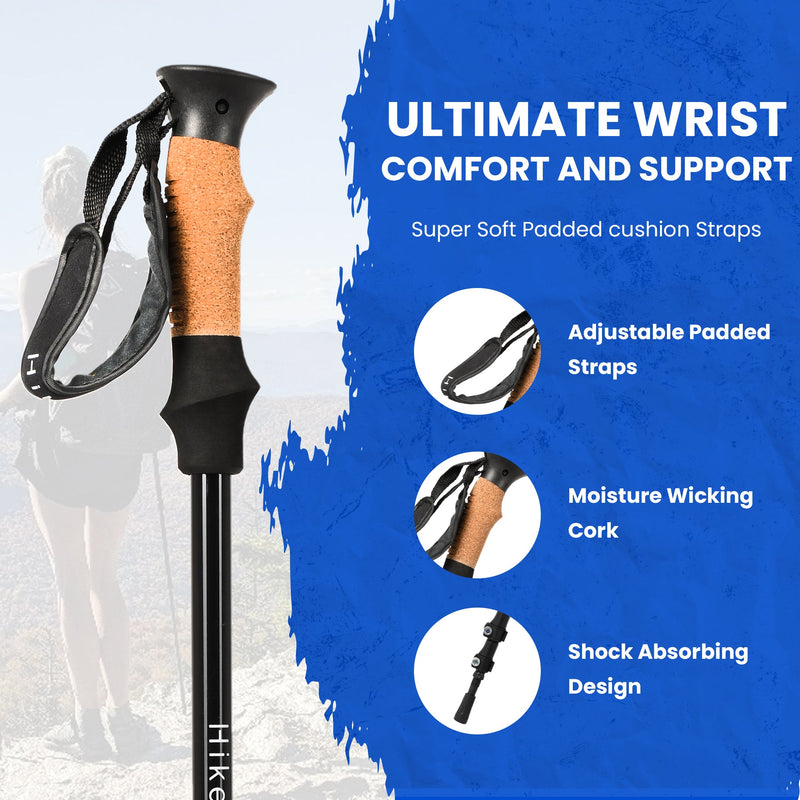 Load image into Gallery viewer, HikeWare Aluminium Hiking Poles
