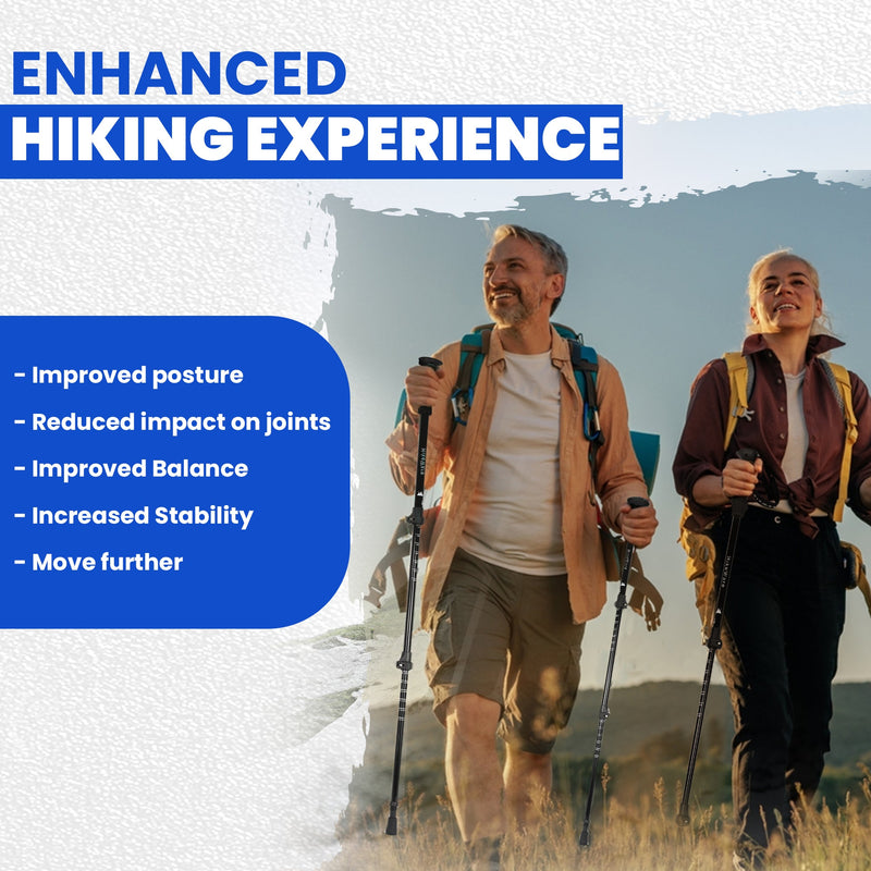 Load image into Gallery viewer, HikeWare Aluminium Hiking Poles
