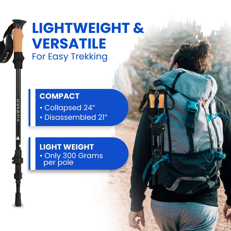 Load image into Gallery viewer, HikeWare Aluminium Hiking Poles
