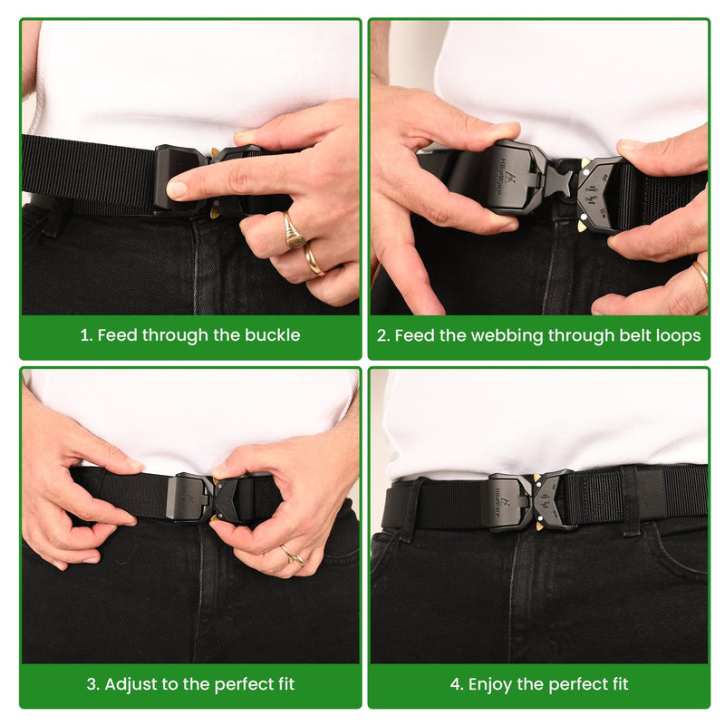 Load image into Gallery viewer, HikeWare Tactical Nylon Hiking Belt

