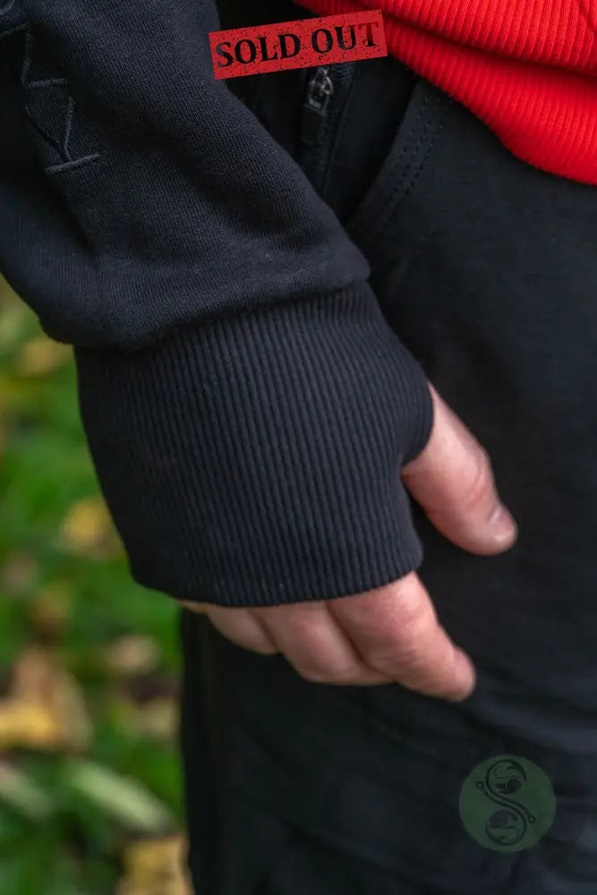 Hoodie Red/Black | S