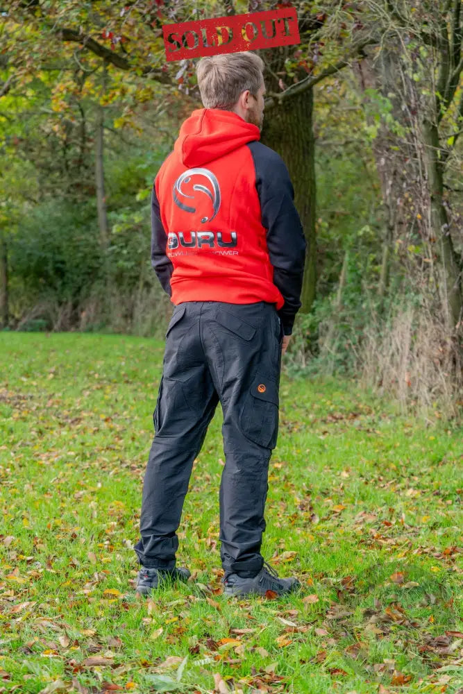 Hoodie Red/Black | S