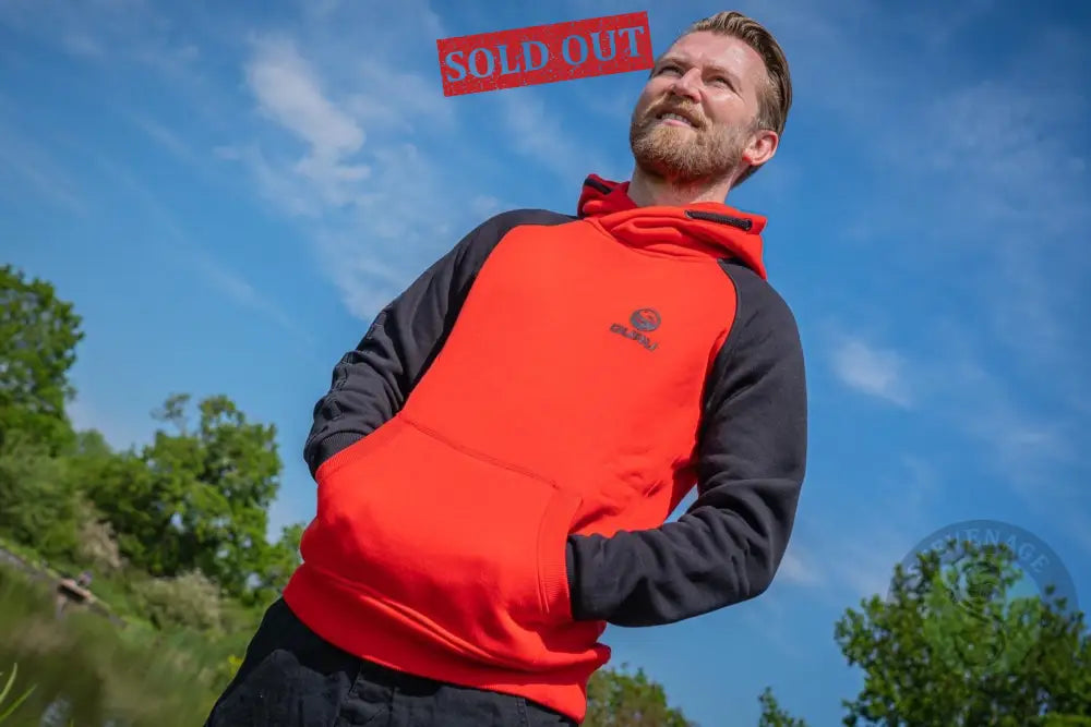 Hoodie Red/Black | S