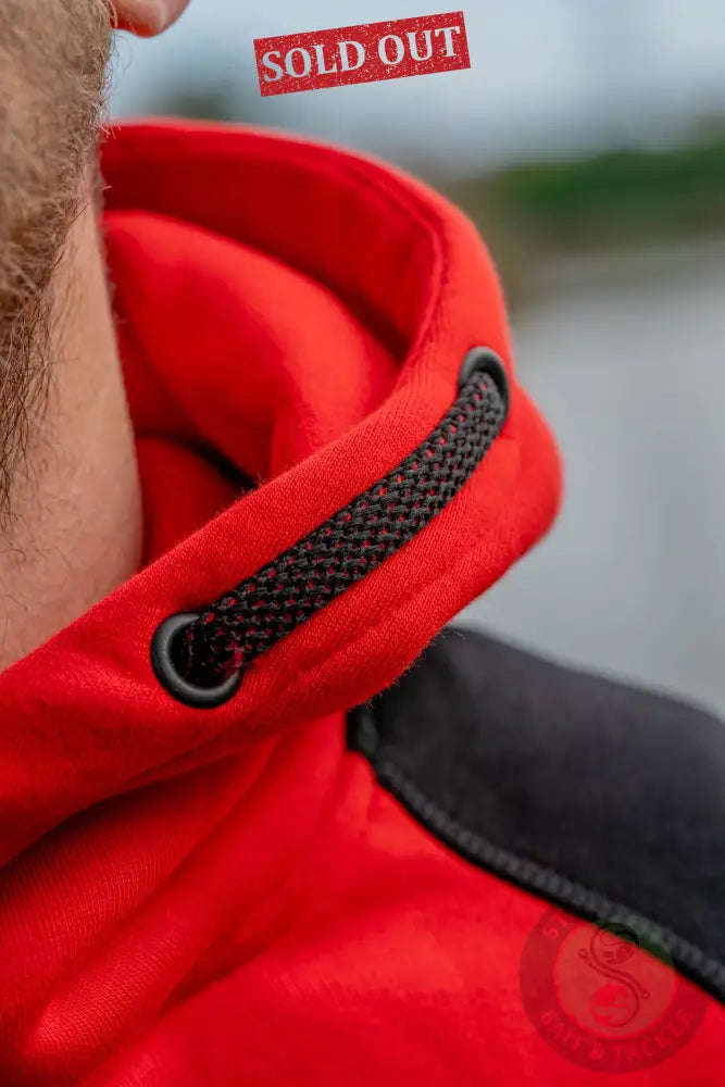 Hoodie Red/Black | S