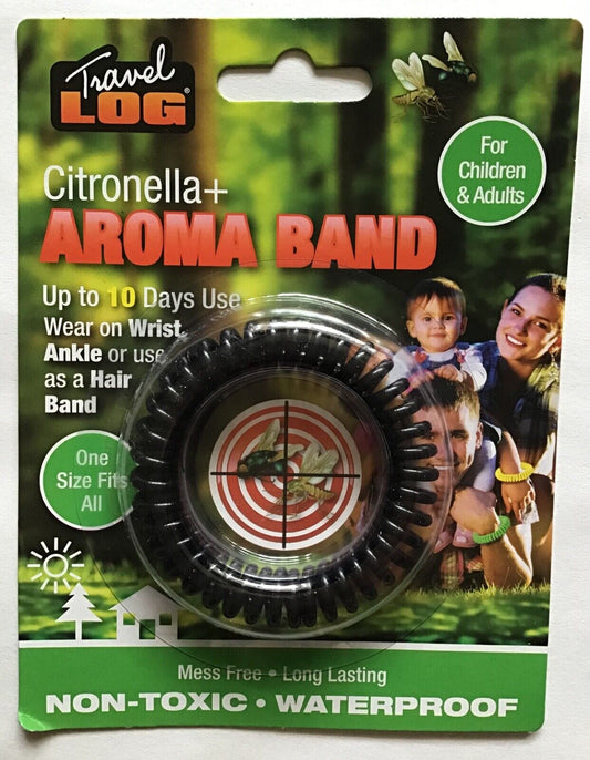 Travel Log Citronella + Aroma Band
