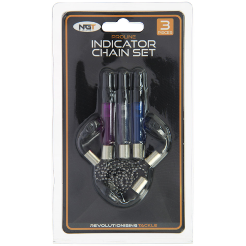 NGT ProLine Indicator Set - 3 Chain Indicators on Blister