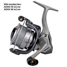 Okuma Azaki 40 Spinning Reel with Braided Line