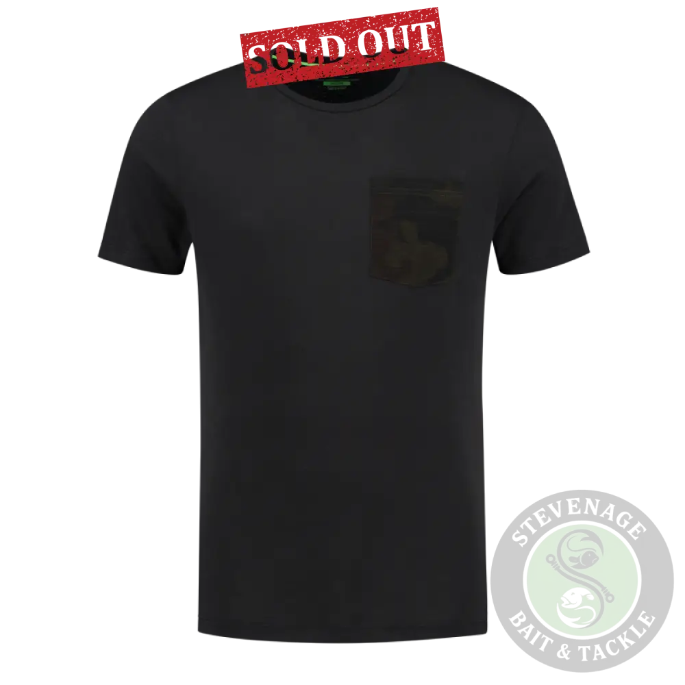 Kamo Pocket Tee | Black S 100 Clothing & Merch