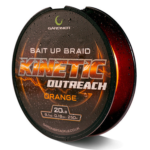 Kinetic OutReach Shock Leader ORANGE 50lb 0.26mm 50m