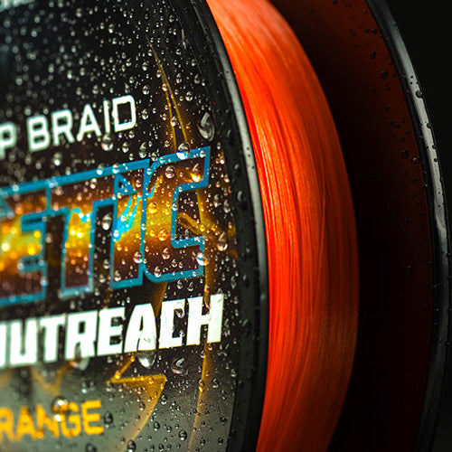 Kinetic OutReach Shock Leader ORANGE 50lb 0.26mm 50m