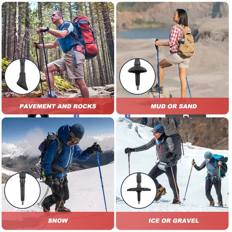 Load image into Gallery viewer, KingGear Aluminium Hiking Poles
