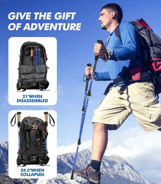 KingGear Aluminium Hiking Poles