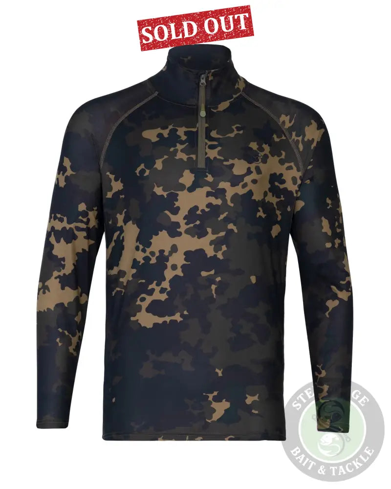 Kool UPF Zip Jersey | Dark Kamo S 100 Clothing & Merch