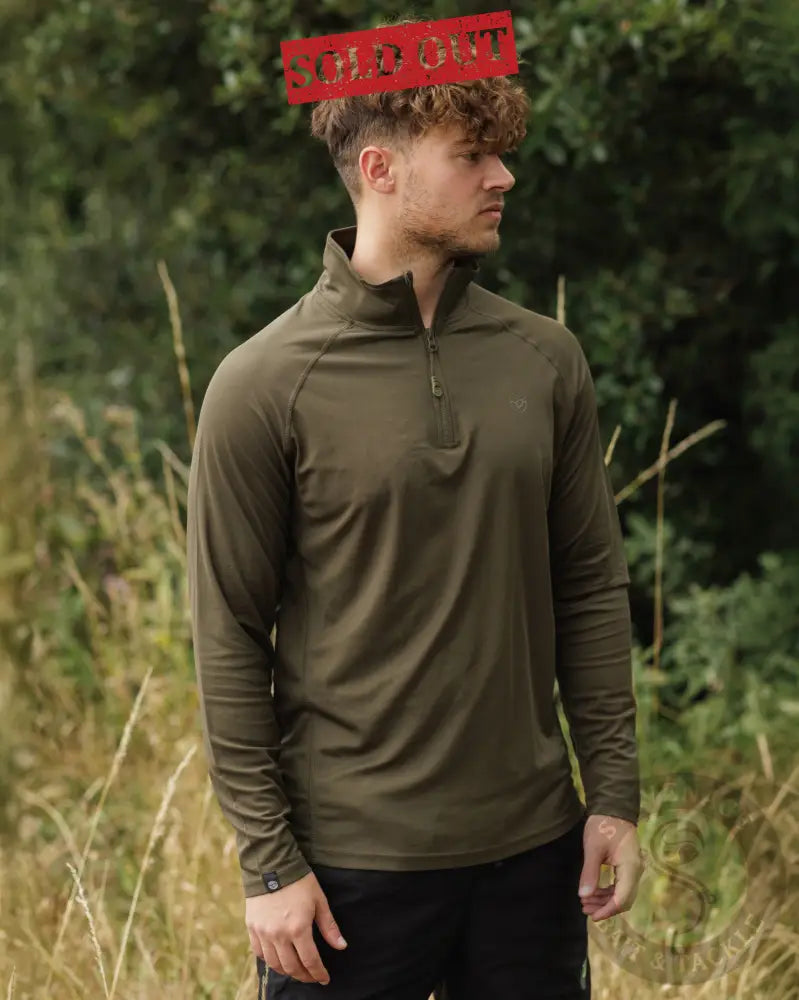 Kool UPF Zip Jersey | Dark Kamo S 100 Clothing & Merch
