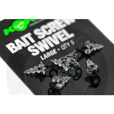 Korda - Bait Screw Swivel Large KORDA