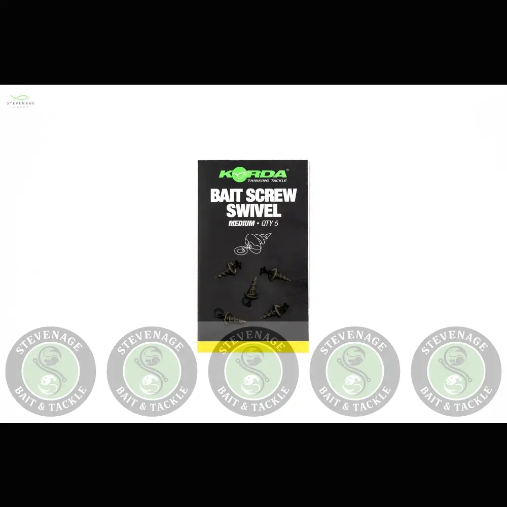 Korda - Bait Screw Swivel Medium KORDA