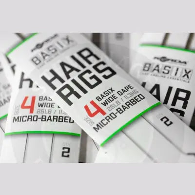 Korda - Basix Hair Rigs Wide Gape KORDA