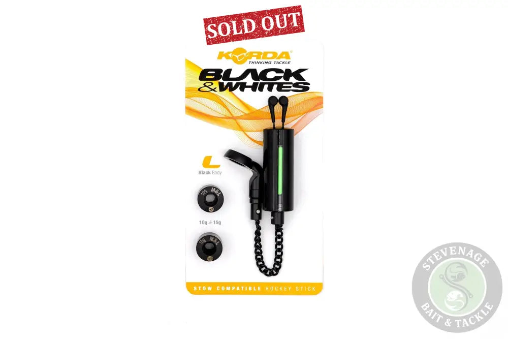 Korda - Black & White Bobbin Black (L) 095 Indicators