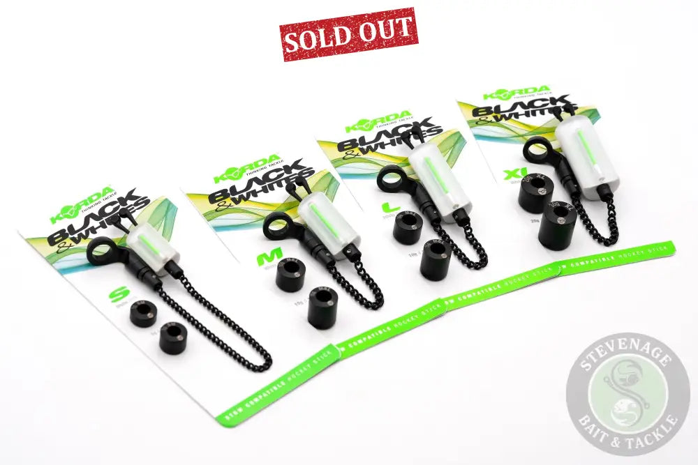 Korda - Black & White Bobbin Black (L) 095 Indicators