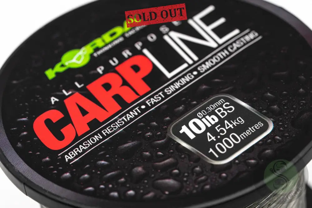 Korda - Carp Line Green 8lb/0.28mm 1000m 055 Lines & Hooklinks