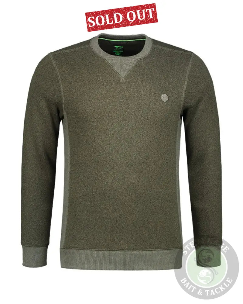 Korda Crew Neck | Olive S 100 Clothing & Merch
