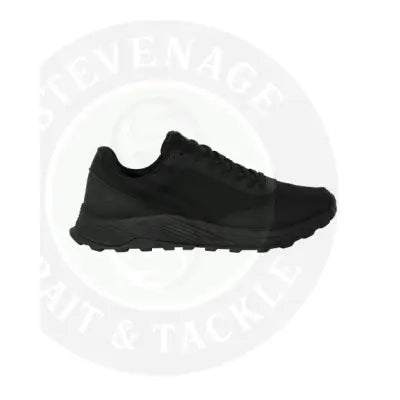Black korda drykore trainer with rugged sole and mesh upper available for pre order april