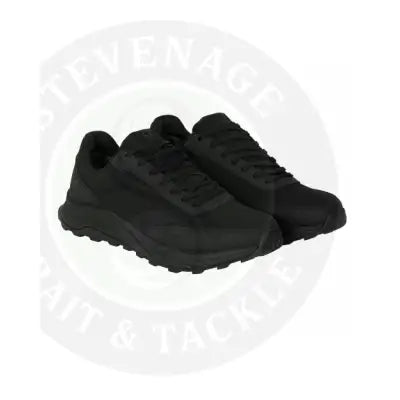 Black korda drykore trainer athletic sneakers with sleek modern design and textured rubber soles pre order april