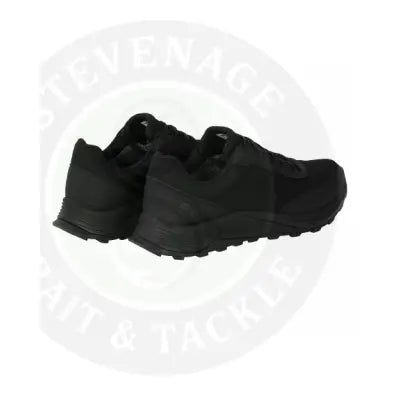 Black kord drykore trainer hiking sneakers with rugged textured sole and sleek synthetic upper pre order april