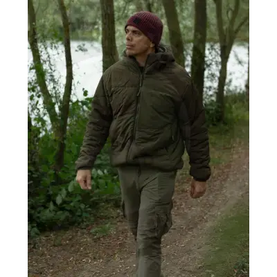 Korda - Insulated Hooded Jacket | Dark Olive - XXXL - KORDA