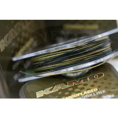 Korda kamo 20lb 20m black and gold braided fishing line with camouflage coating helps catch huge carp in infamous rainbow lake