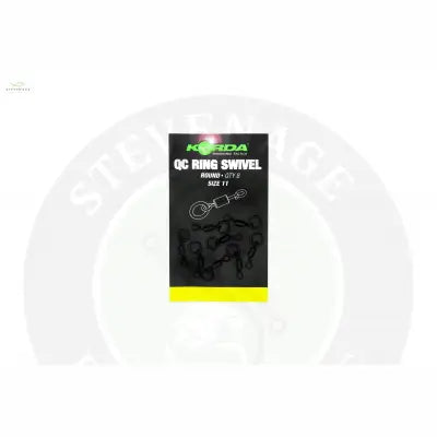 Korda - Quick Change Ring Swivel Round Size 11 KORDA