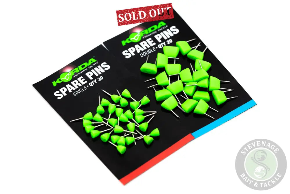 Korda - Single Pins x 30 015 Lead Set Ups / PVA / Storage