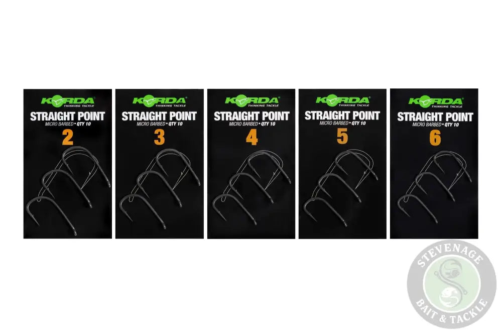 KORDA -Straight Point | Barbless 6 020 Hooks